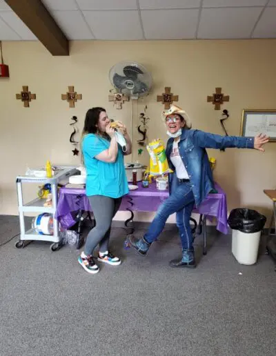 employees having fun at eden