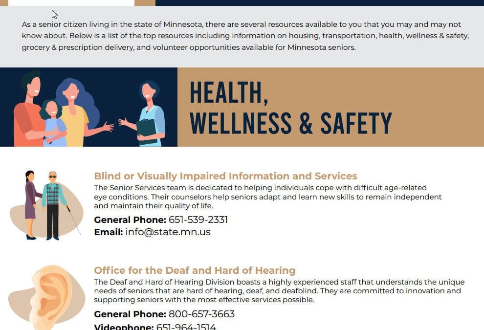 A Helpful Guide to Available Resources for Seniors Living in Minnesota