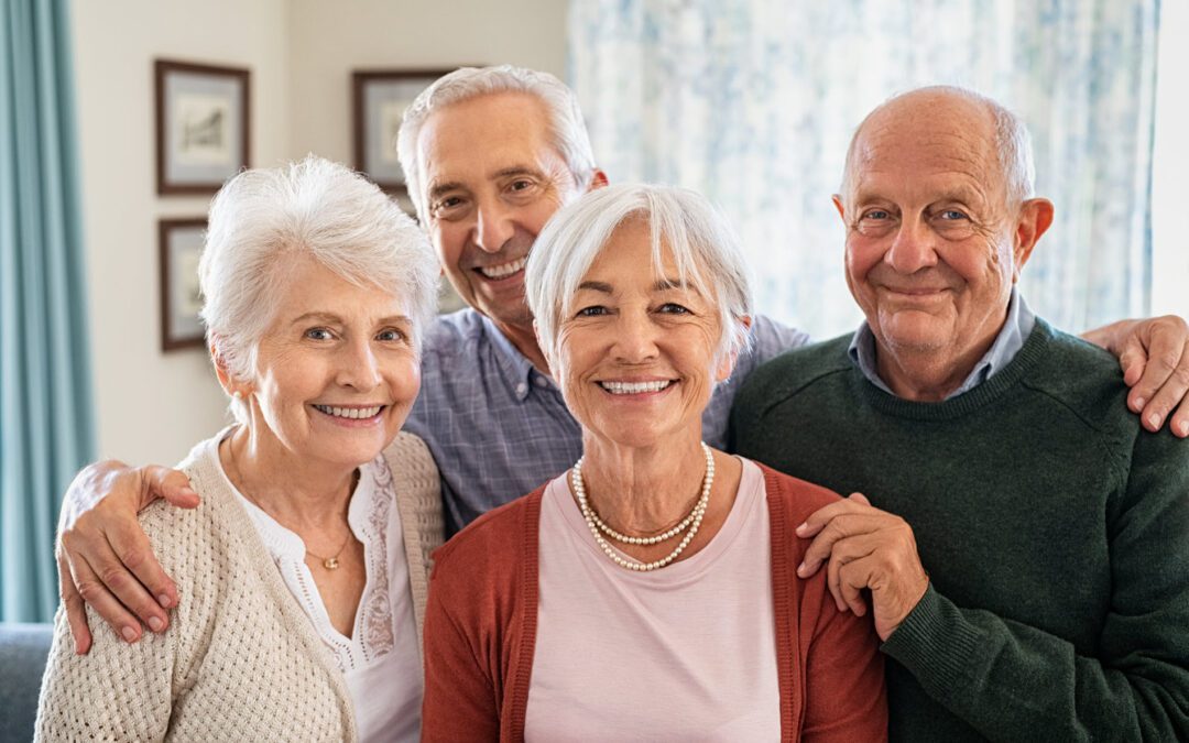 Seniors in Senior Living Community